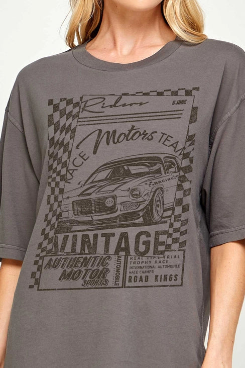 racer graphic tee